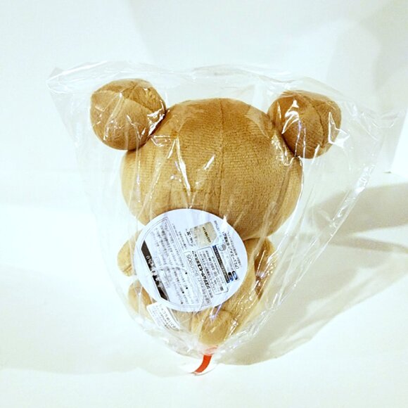 New Official San-x Rilakkuma Chocola with Brown Bow Plush 19cm - Picture 4 of 4